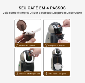 Cápsulas Reutilizáveis para Nescafé DOLCE GUSTO